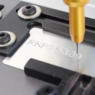 metal tag and plate engraving systems