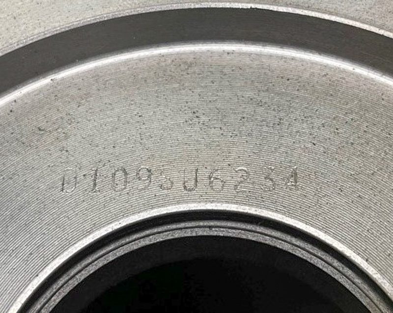 part number stamped on cast iron pump housing