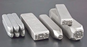 Steel Stamps, Type and Dies for Product Marking