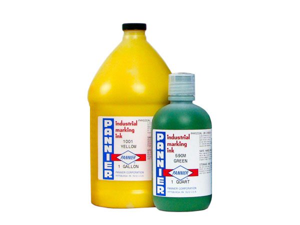 Industrial contact printing inks