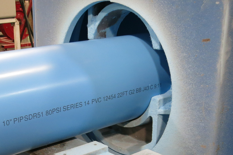 High Resolution Ink Jet Printing on PVC Pipe - Pannier Corporation