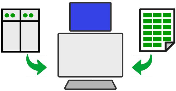 Tag marking system and ERP/spreadsheet integration.