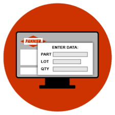 Pannier Connect manual data entry screen