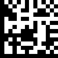 2D Data Matrix bar code