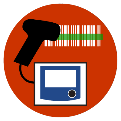 Bar code data input