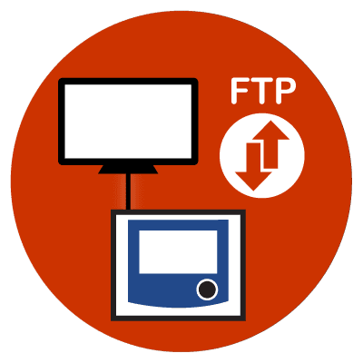 FTP access for transferring marking files