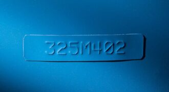 embossed metal tags remain legible after cleaning, painting, and coating